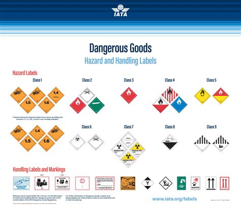 Dangerous Goods Labels Printable