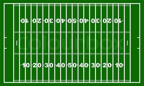 American Football Field | Stock image | Colourbox