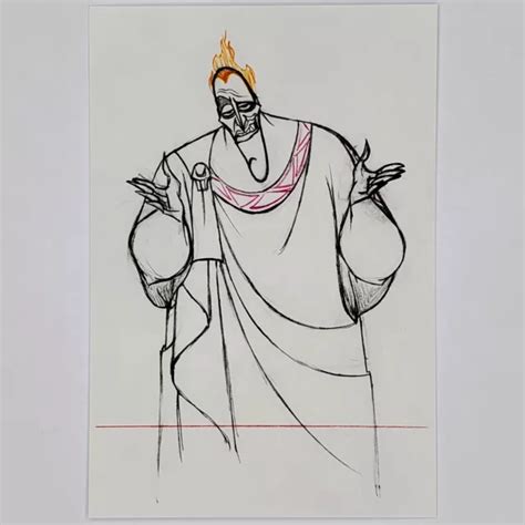 HADES POSTCARD HERCULES Disney Villains Cartoon Concept Art Animation ...