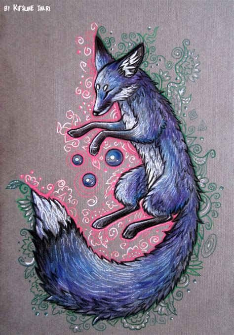 Blue fox by Kitsune-Inari-sama on DeviantArt