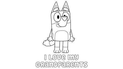 Bluey And Bingo I Love My Grandparents Card Craft Bluey Abc | The Best Porn Website