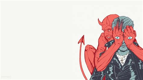 HD wallpaper: demon coming out of head, Queens of the Stone Age, villains, devils | Wallpaper Flare