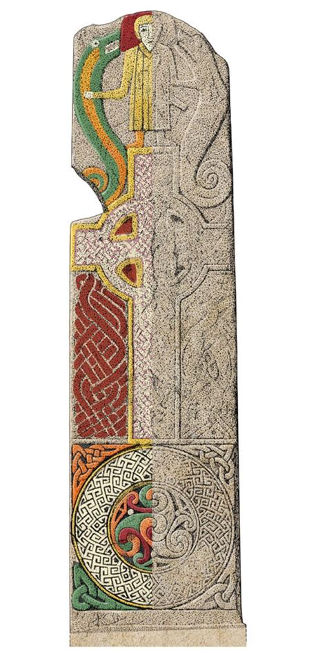 Scotland's carved Pictish stones re-imagined in colour | Celtic art, Celtic symbols, Medieval art