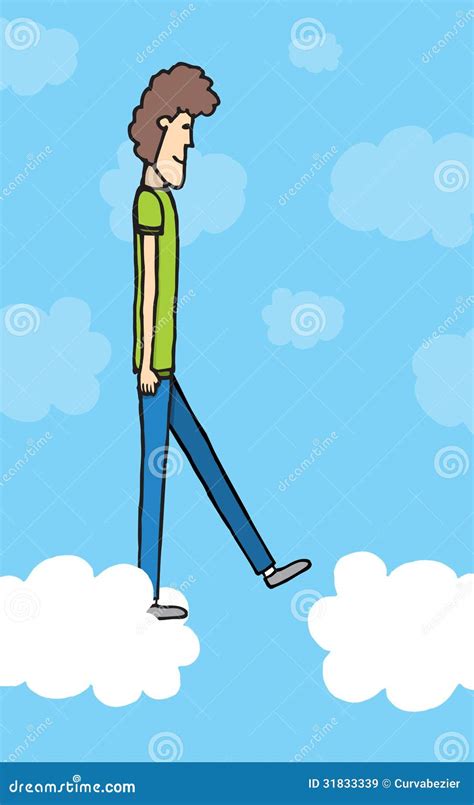 Leap of faith stock illustration. Illustration of ideas - 31833339