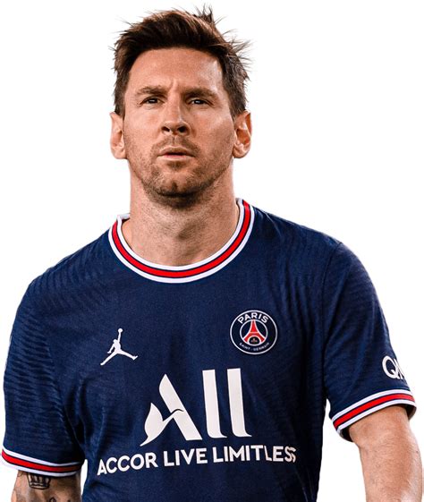 Lionel Messi Paris Saint-Germain football render - FootyRenders