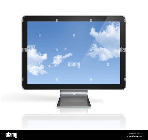 3D television screen Stock Photo - Alamy