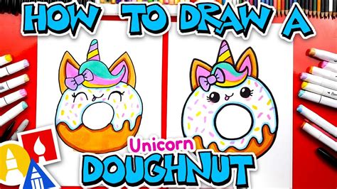 How To Draw A Cute Unicorn Doughnut - Uohere