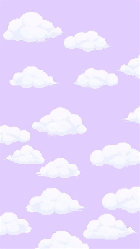 Lilac and Cloud wallpaper | Ungu pastel, Gambar awan, Fotografi bunga