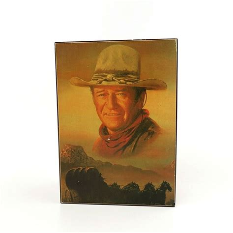 John Wayne Collectible Trinket Cedar Wood Souvenir Box Deerskin Trading Post NY | eBay | Vintage ...