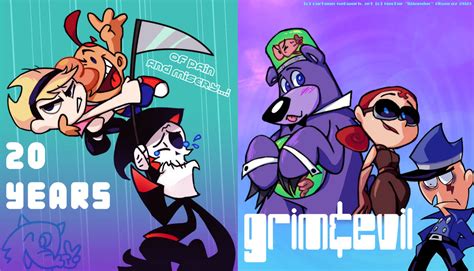 Grim and evil 20th anniversary by wander004 on DeviantArt