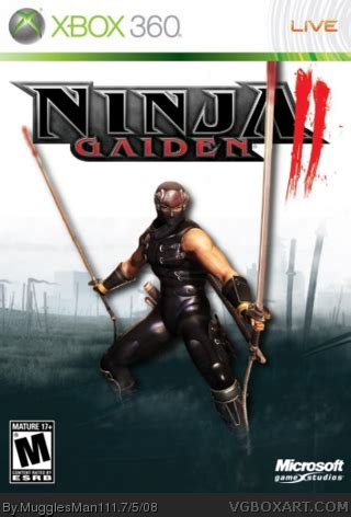 Ninja Gaiden 2 Xbox 360 Box Art Cover by MugglesMan111