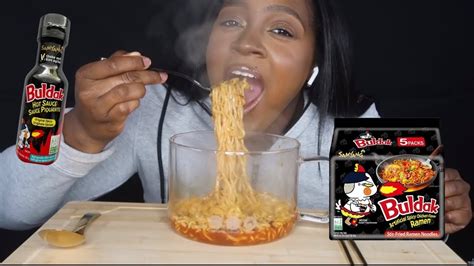 2x Spicy Noodles | ASMR | NO TALKING | MUKBANG - YouTube