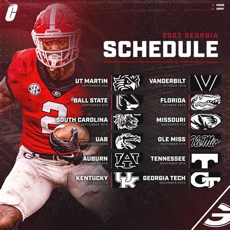 Georgia Announces 2023 Football Schedule University Of, 53% OFF