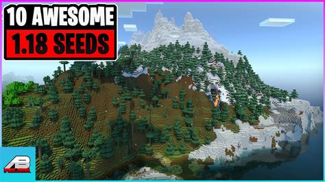 Minecraft 1.18 Seeds - 10 Awesome Seeds Part 3 Java and Bedrock - YouTube