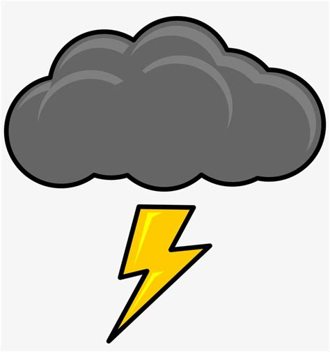 Thunder And Lightning Clipart - Thunder Clipart - Free Transparent PNG ...