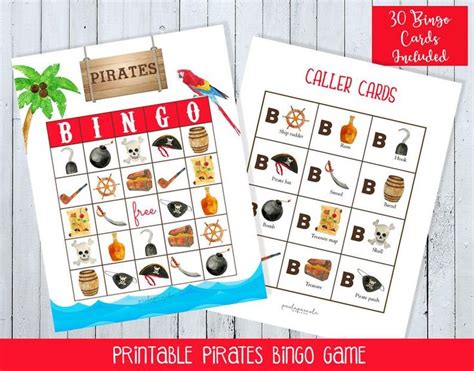 Pirates Bingo Treasure Map Bingo Captain Bingo Pirates | Etsy in 2021 | Bingo cards, Pirate ...