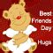 Best Friends Day Hug From Miles Apart! Free Hugs eCards, Greeting Cards | 123 Greetings
