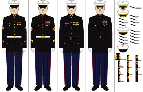 US Marine Corps Dress Blues by Tenue-de-canada on DeviantArt