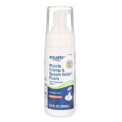 Equate Muscle Cramp & Spasm Relief Foam, 3.4 fl oz - Walmart.com