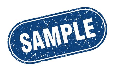 Sample Sign. Sample Grunge Stamp Stock Vector - Illustration of square ...