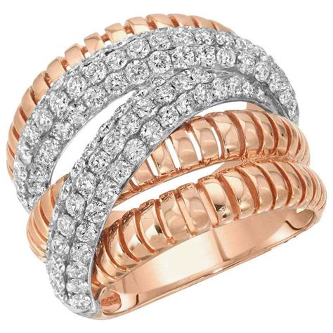 Authentic Bulgari Bvlgari B-Zero1 18 Karat Gold 3 Bands Ring at 1stDibs ...