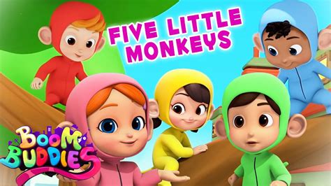 Five Little Monkeys jumping On The Bed Song And Videos for Kids from Boom Buddies Chords - Chordify