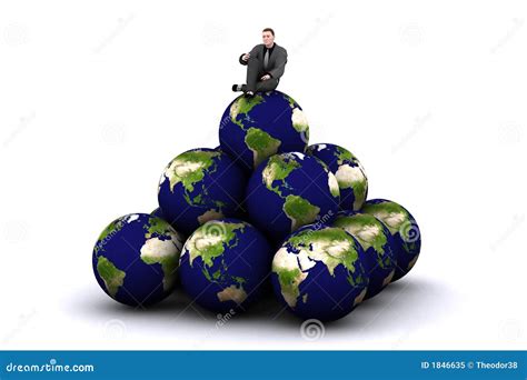 3d earth and man stock illustration. Illustration of canada - 1846635