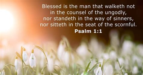 213 Bible Verses about 'Psalm 1:1' - KJV - DailyVerses.net