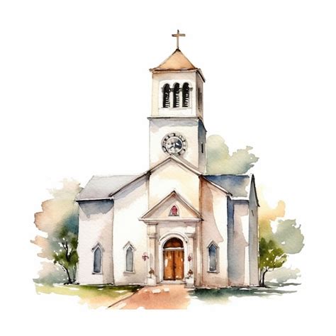 Church Watercolor Images - Free Download on Freepik