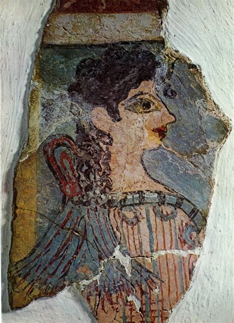 Minoan Woman or Goddess (La Parisienne) Date: c 1400-1370 BCE Location ...