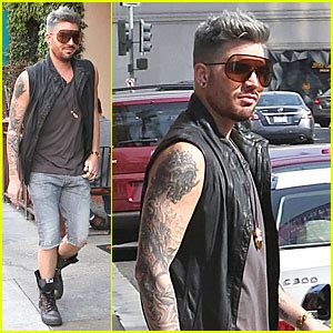 Adam Lambert’s Tattooed Guns Are a Sight You Can’t Miss! | Adam Lambert ...