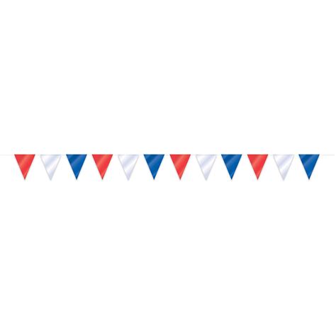 Plastic Patriotic Flag Banner, 32 ft, Red White and Blue, 1ct - Walmart.com