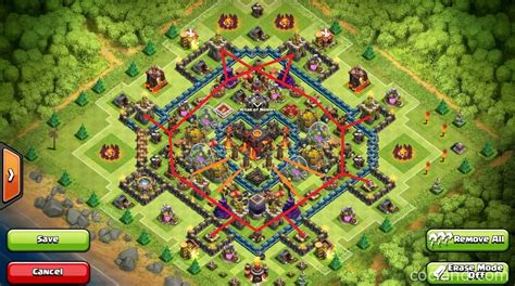 Heart of a Champion: TH10 War Base Anti-Golem/LavaLoon | Clash of Clans Land