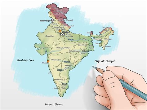 How To Draw India Map - Vrogue