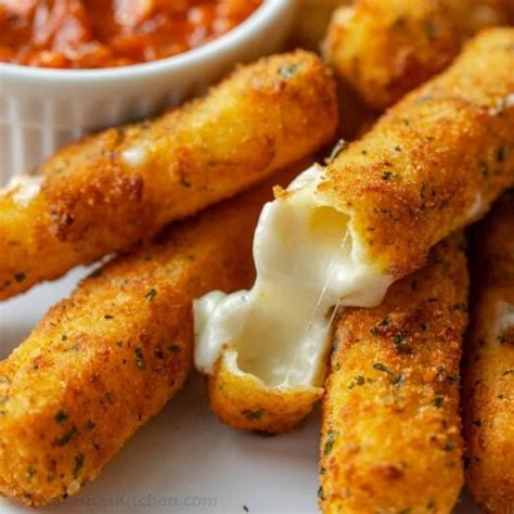 Mozzarella Cheese Sticks Recipe (VIDEO) - NatashasKitchen.com