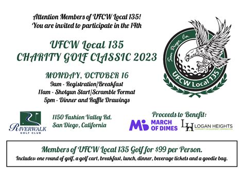 Charity Golf Classic 2023 - UFCW Local 135