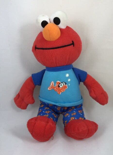 SESAME STREET ELMO BEDTIME MUSICAL PLUSH DOLL PLAYS "GO TO SLEEP" | eBay