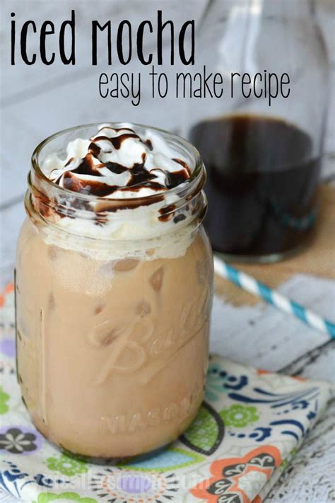 Easy to Make Iced Mocha Recipe | Recipe | Mocha recipe, Easy coffee ...