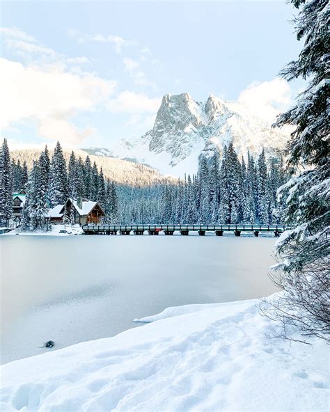 A Winter Wonderland at Emerald Lake — Never Settle Travel | Emerald lake, Banff national park ...