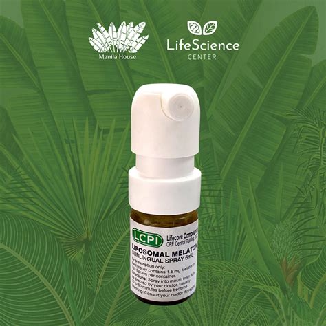 LCPI Liposomal Melatonin Sublingual Spray (6ml) – Manila House Private Club Inc