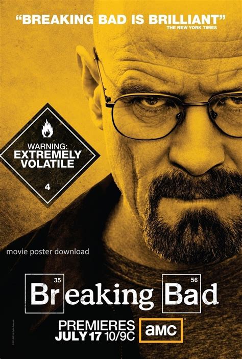 Breaking Bad movie poster. instant download movie poster | Etsy