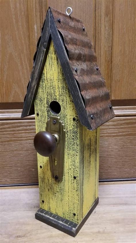 Large Rustic Birdhouse | Bird house, Bird house kits, Homemade bird houses