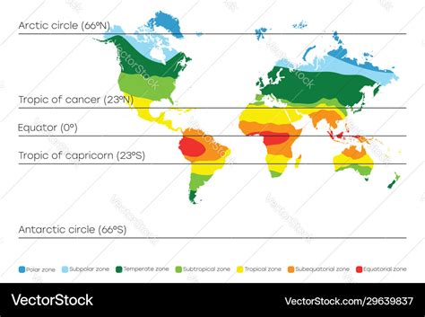 World Map Showing Tropic Of Cancer