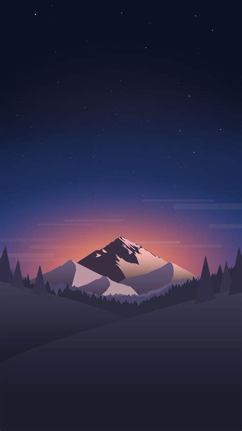 Minimalist Mountain iPhone Wallpapers - Top Free Minimalist Mountain iPhone Backgrounds ...