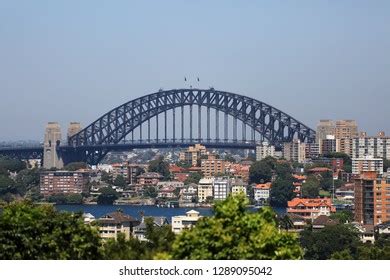 Sydney Harbour Bridge View Surrounding Buildings Stock Photo 2071649813 ...