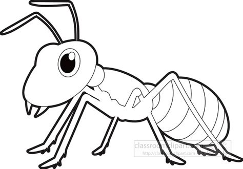 Ant Clipart Black And White