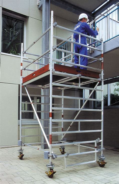 Torre móvil | Escaleras moviles, Andamios de aluminio, Muebles de acero