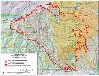 Fire Map | Here's a better map of the fire boundaries as of … | Flickr