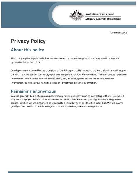 Privacy Policy - 18+ Examples, Format, Privacy Policy, Pdf