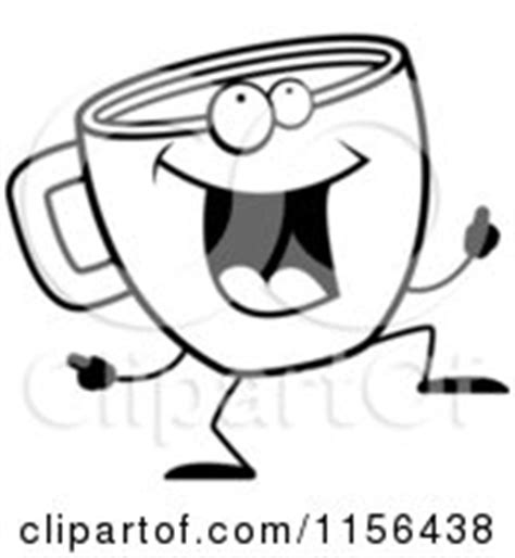 Royalty-Free (RF) Coffee Dance Clipart, Illustrations, Vector Graphics #1